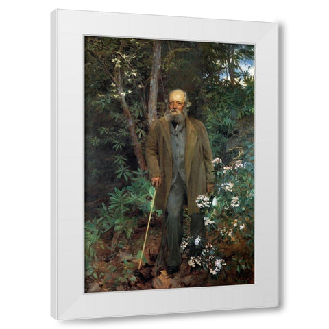 Frederick Law Olmsted White Modern Wood Framed Art Print by Sargent, John Singer