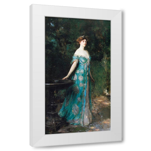 Millicent, Duchess of Sutherland, 1904 White Modern Wood Framed Art Print by Sargent, John Singer