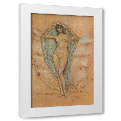 Venus Astarte 1890s White Modern Wood Framed Art Print by Whistler, James McNeill