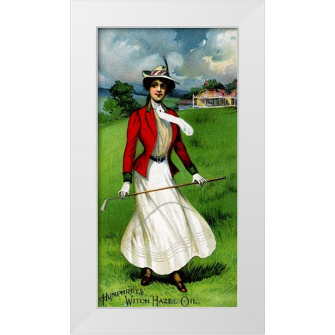 Humphreys Witch Hazel Oil White Modern Wood Framed Art Print by Advertisement