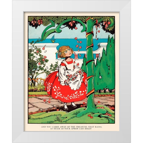 Carry Away the Treasure White Modern Wood Framed Art Print by Field, Eugene