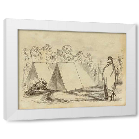 Guard Duty White Modern Wood Framed Art Print by Inventions