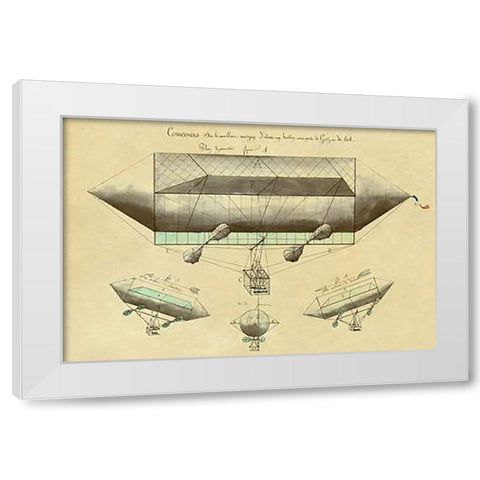 Balloon Design and Engineering White Modern Wood Framed Art Print by Inventions