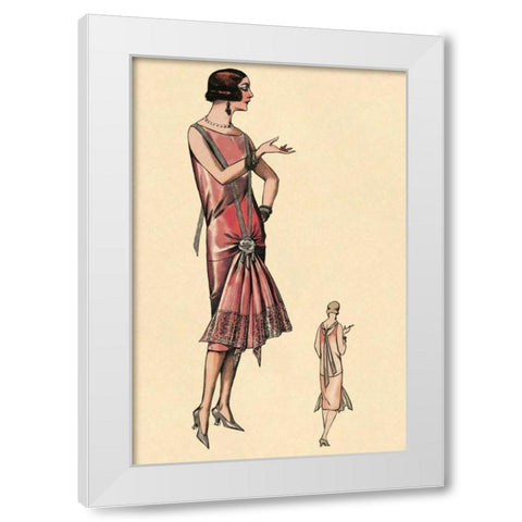 Simply Smashing White Modern Wood Framed Art Print by Vintage Fashion