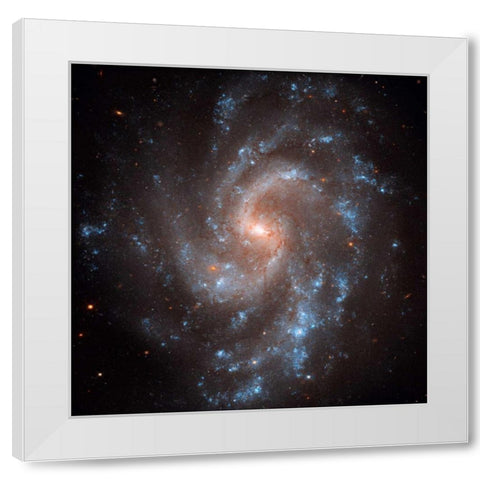 NGC 5584 White Modern Wood Framed Art Print by NASA