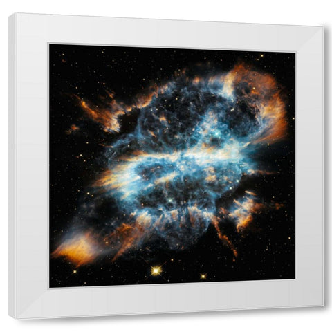 NGC 5189 White Modern Wood Framed Art Print by NASA