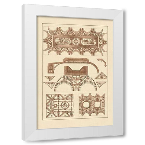 Coved Ceiling White Modern Wood Framed Art Print by Buhlmann, J.