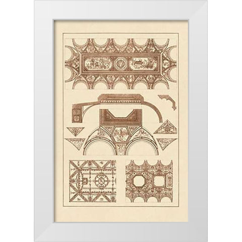 Coved Ceiling White Modern Wood Framed Art Print by Buhlmann, J.