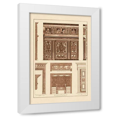 Wall Paintings and Decoration of the Renaissance White Modern Wood Framed Art Print by Buhlmann, J.