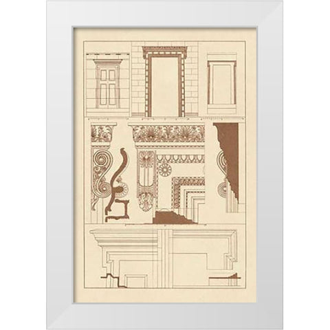 Doorways and Windows White Modern Wood Framed Art Print by Buhlmann, J.