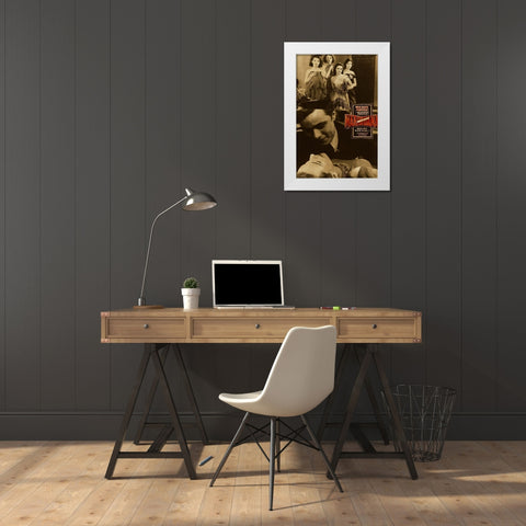Vintage Vices: Wild Dope Parties! Marihuana. White Modern Wood Framed Art Print by Vintage Vices