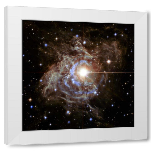 Cepheid Variable Star White Modern Wood Framed Art Print by NASA