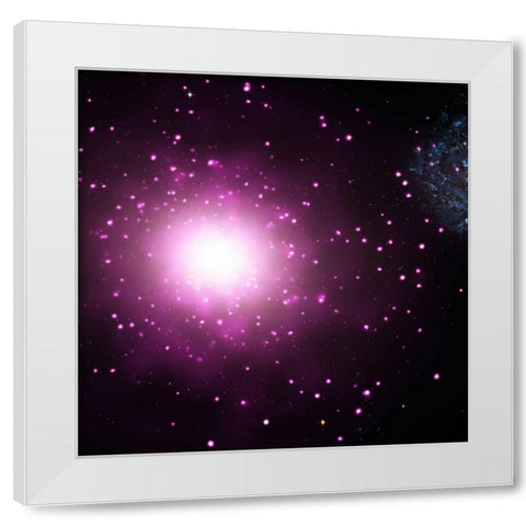 M60-UCD1 - Ultra-Compact Dwarf Galaxy White Modern Wood Framed Art Print by NASA