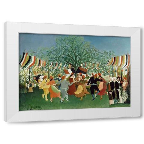 A Centennial of Independence White Modern Wood Framed Art Print by Rousseau, Henri