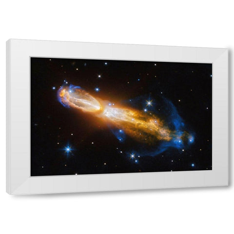 Calabash Nebula - OH 231.84 +4.22 White Modern Wood Framed Art Print by NASA
