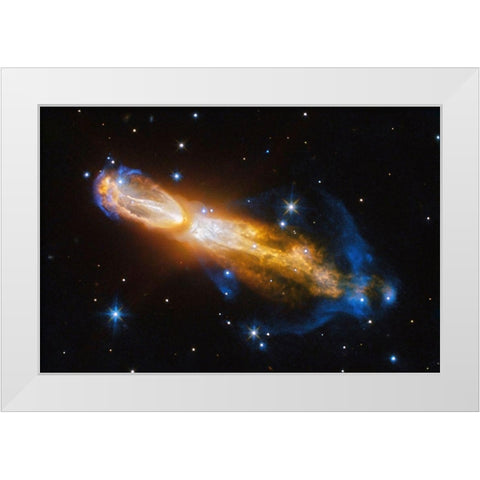 Calabash Nebula - OH 231.84 +4.22 White Modern Wood Framed Art Print by NASA