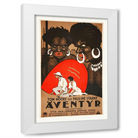 Aventyr White Modern Wood Framed Art Print by Hollywood Photo Archive