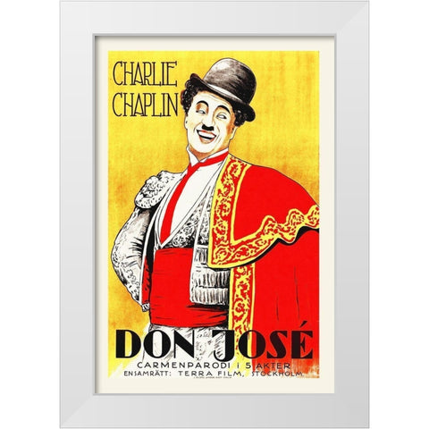 Don Jose White Modern Wood Framed Art Print by Hollywood Photo Archive