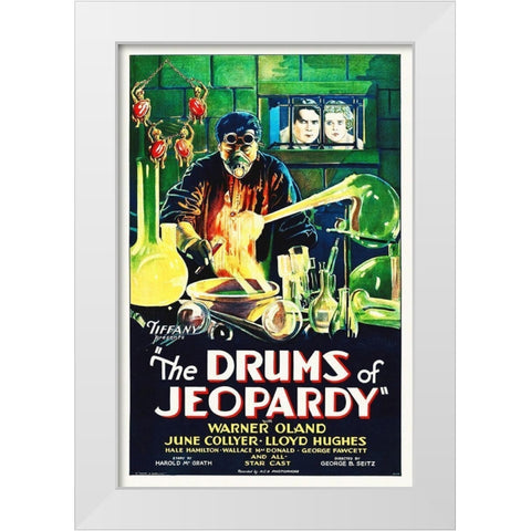 Drums of Jeapody White Modern Wood Framed Art Print by Hollywood Photo Archive