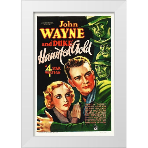 Haunted Gold White Modern Wood Framed Art Print by Hollywood Photo Archive