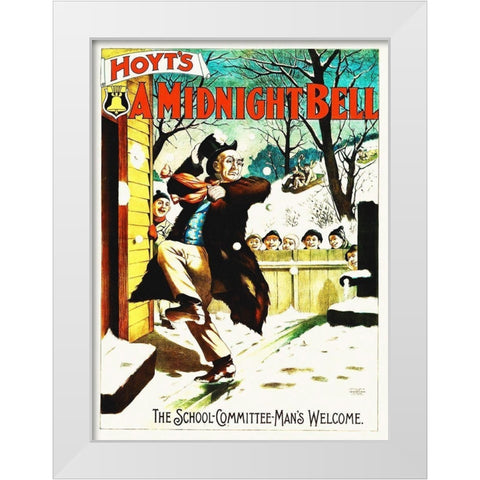 Hoyts A Midnight Bell White Modern Wood Framed Art Print by Hollywood Photo Archive