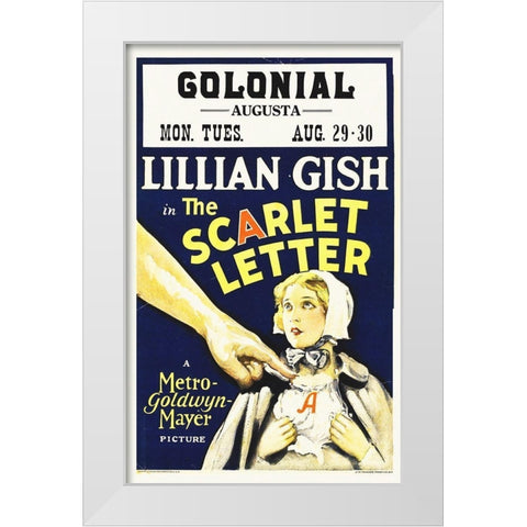 Lillian Gish White Modern Wood Framed Art Print by Hollywood Photo Archive