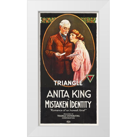 Mistaken Identity White Modern Wood Framed Art Print by Hollywood Photo Archive