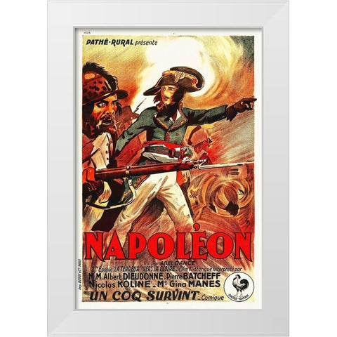 Napoleon, 1929 White Modern Wood Framed Art Print by Hollywood Photo Archive
