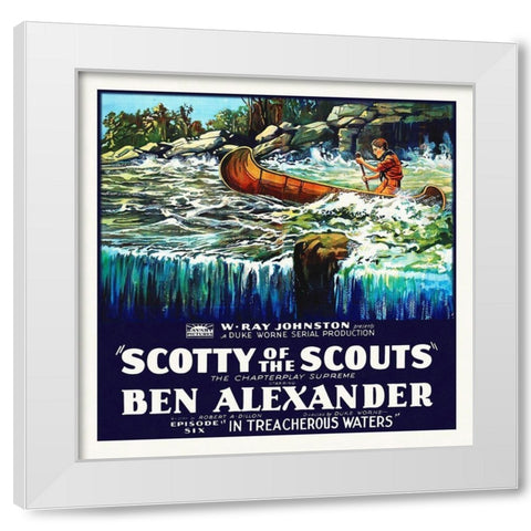 Scotty of the Scouts White Modern Wood Framed Art Print by Hollywood Photo Archive