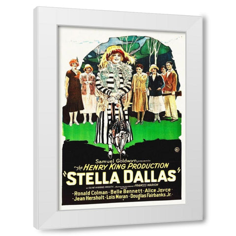 Stella Dallas White Modern Wood Framed Art Print by Hollywood Photo Archive