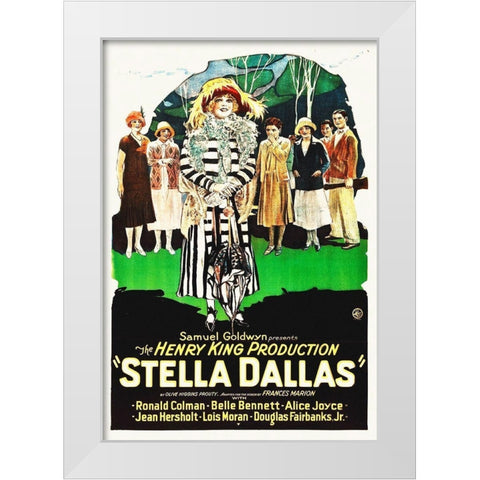 Stella Dallas White Modern Wood Framed Art Print by Hollywood Photo Archive