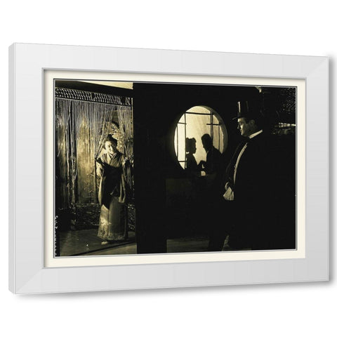 The Door Between, 1917 White Modern Wood Framed Art Print by Hollywood Photo Archive