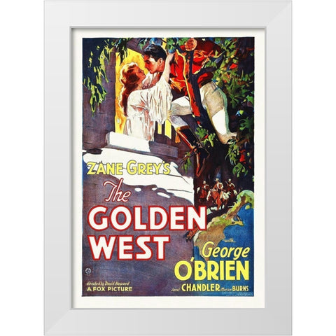 The Golden West, 1932 White Modern Wood Framed Art Print by Hollywood Photo Archive