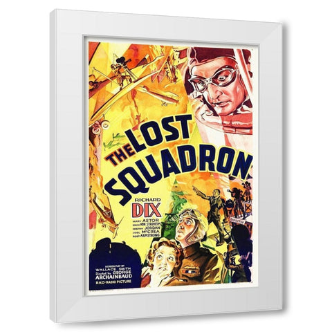 The Lost Squadron White Modern Wood Framed Art Print by Hollywood Photo Archive
