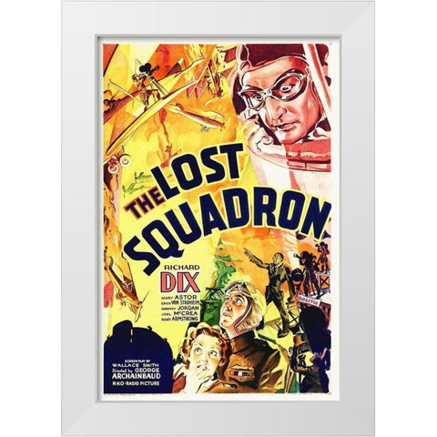 The Lost Squadron White Modern Wood Framed Art Print by Hollywood Photo Archive