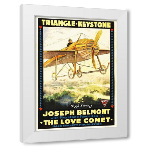 The Love Comet White Modern Wood Framed Art Print by Hollywood Photo Archive