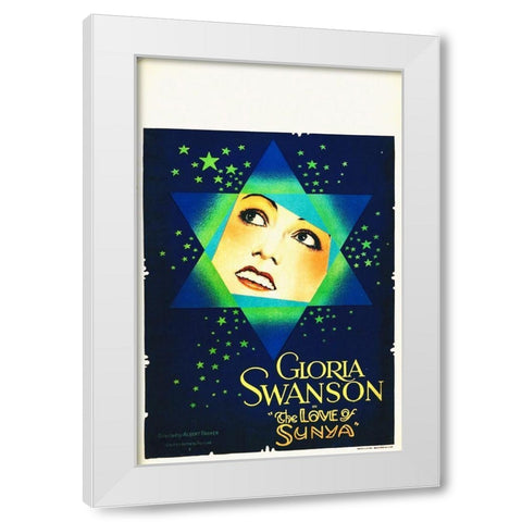 The Love of Sunya White Modern Wood Framed Art Print by Hollywood Photo Archive