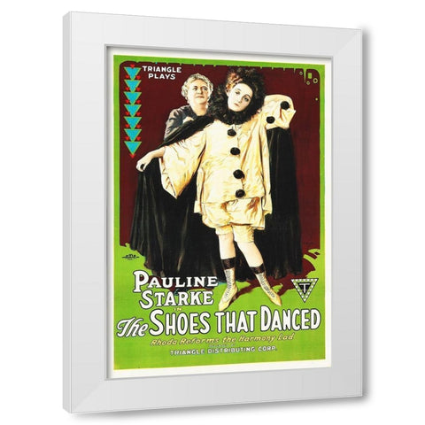The Shoes That Danced White Modern Wood Framed Art Print by Hollywood Photo Archive