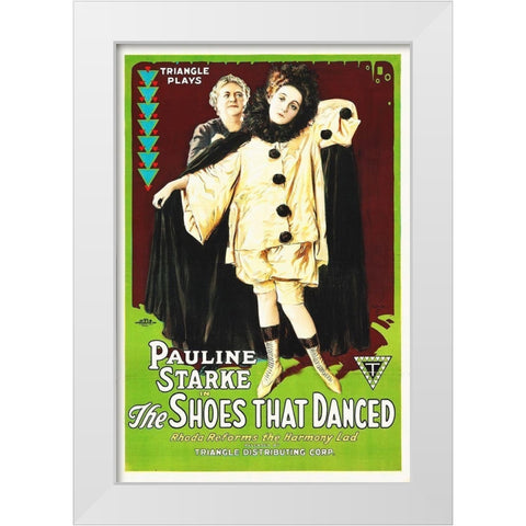 The Shoes That Danced White Modern Wood Framed Art Print by Hollywood Photo Archive
