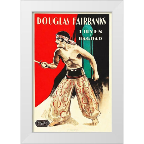The Theif of Bagdad White Modern Wood Framed Art Print by Hollywood Photo Archive