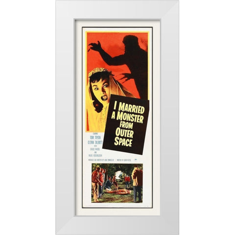 I Married A Monster From Outer Space White Modern Wood Framed Art Print by Hollywood Photo Archive