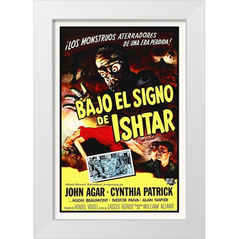 Spanish - Mole People White Modern Wood Framed Art Print by Hollywood Photo Archive