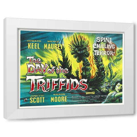 The Day of the Triffids, 1960 White Modern Wood Framed Art Print by Hollywood Photo Archive