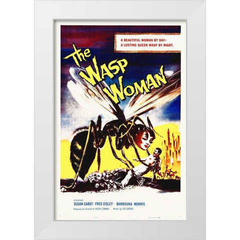 The Wasp Woman, 1959 White Modern Wood Framed Art Print by Hollywood Photo Archive