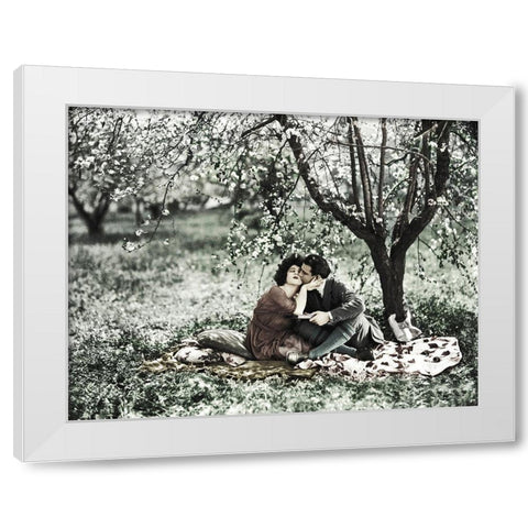 Alla Nazimova White Modern Wood Framed Art Print by Hollywood Photo Archive