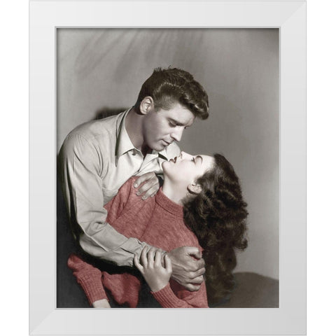 Ave Gardner White Modern Wood Framed Art Print by Hollywood Photo Archive