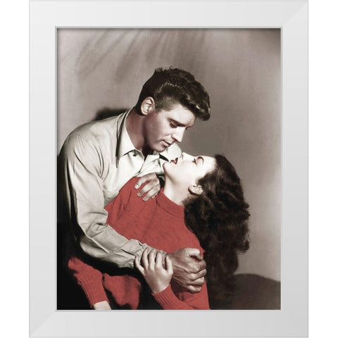 Ave Gardner White Modern Wood Framed Art Print by Hollywood Photo Archive
