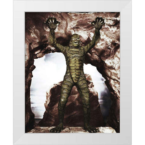 Ben Chapman White Modern Wood Framed Art Print by Hollywood Photo Archive