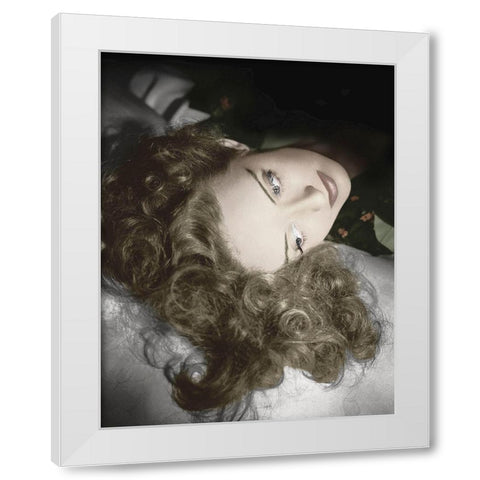 Bette Davis White Modern Wood Framed Art Print by Hollywood Photo Archive
