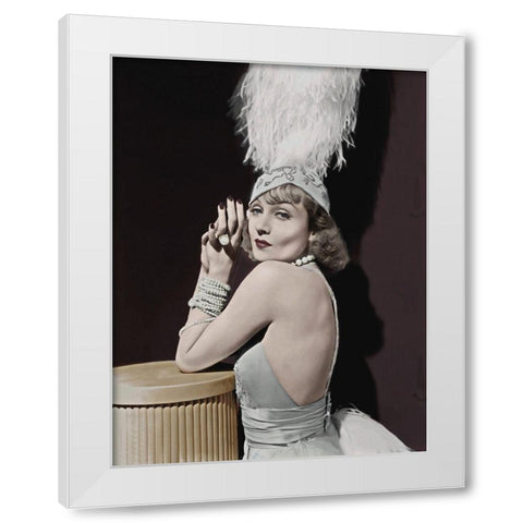 Carole Lombard - Love Before Breakfast White Modern Wood Framed Art Print by Hollywood Photo Archive